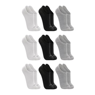 Kit C/9 Pares de Meias Cano Invisível Algodão 3270 Sortido