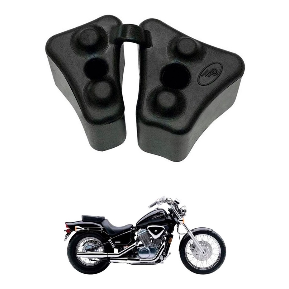 Bucha da Coroa Coxim de Borracha Para Moto Shadow VT600 4 Un - Brandy