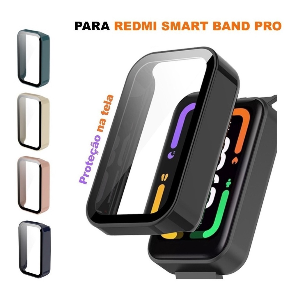 Case Bumper Proteção Tela Para Xiaomi Redmi Smart Band Pro