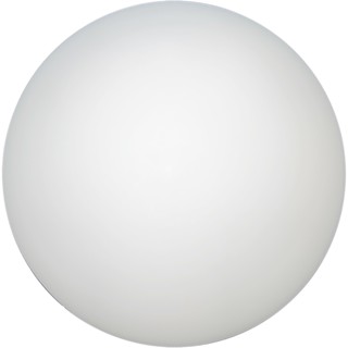 Globo Bolinha Vidro Branco Leitoso Fosco Sem Colar 04,7x10