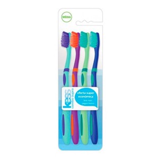 Combo Escova Dental Kess Supra Com 4 Unidades
