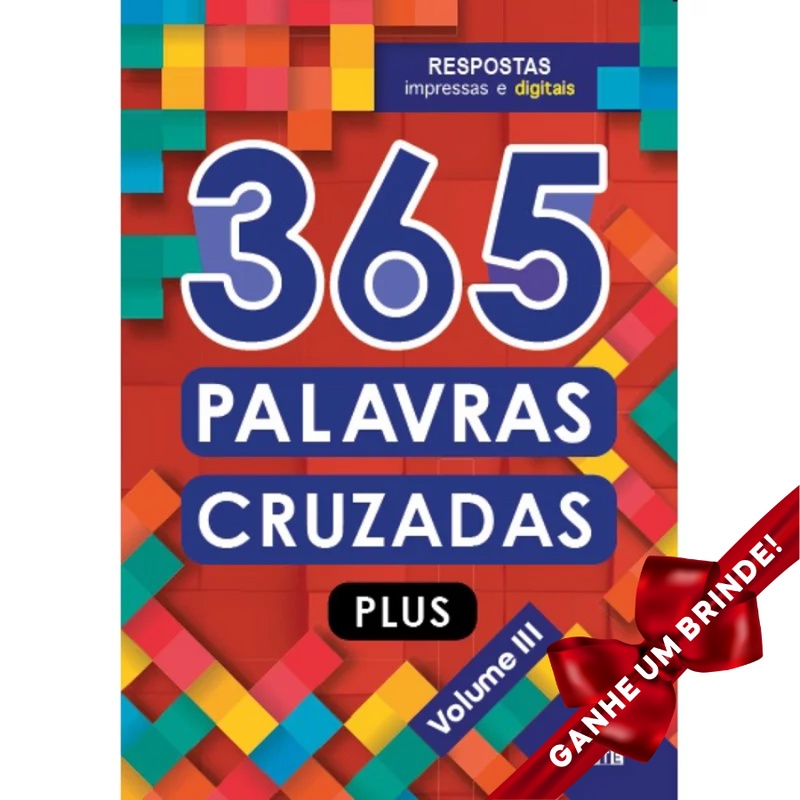Livro 365 Palavras cruzadas plus - volume III Ciranda Cultural Inteligência Emocional Auto Ajuda