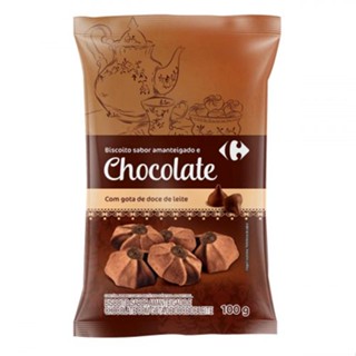 Biscoito Amanteigado Chocolate e Doce de Leite Carrefour 100g