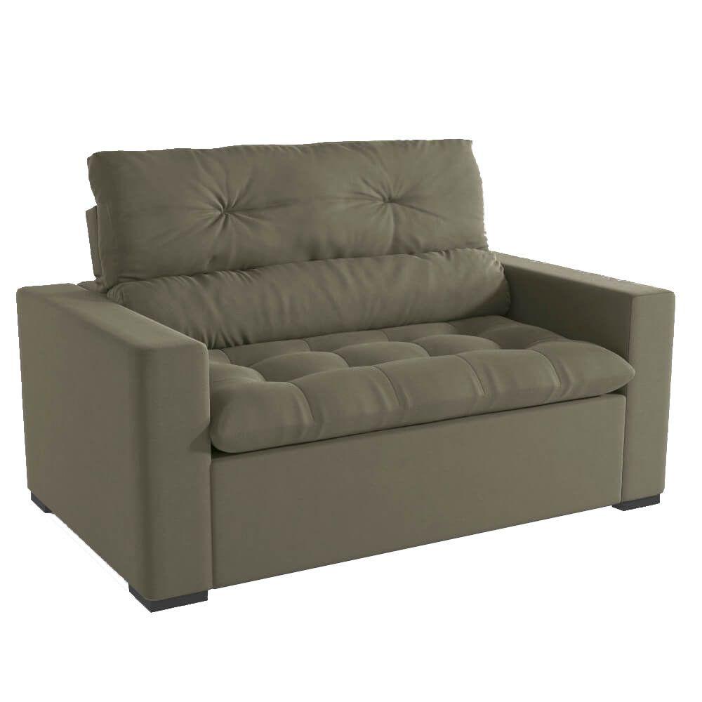 Sofá Estofado Retrátil Itália Kappesberg 2 Lugares em Oferta na Shopee