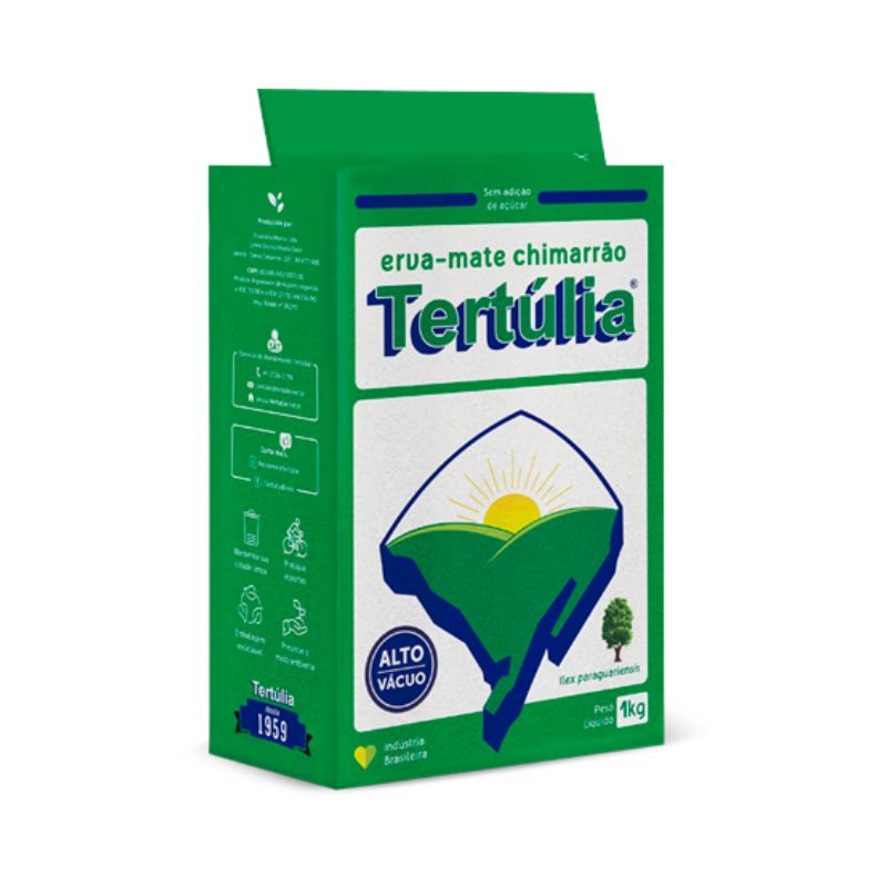 Erva Mate Chimarrão Tertúlia Tradicional Alto Vácuo 1Kg