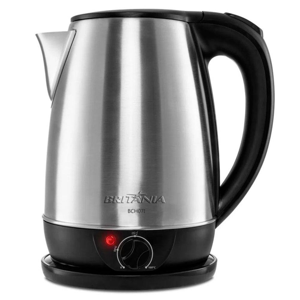 Chaleira Elétrica Britânia BCH07I Inox 1,8 Litros 1150W 127V