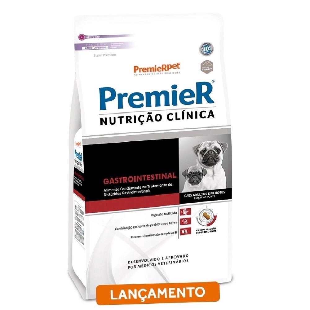 Ração Premier Nutrição Clínica Gastrointestinal Cães Adultos e Filhotes de Pequeno Porte 2kg em Oferta na Shopee
