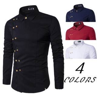 Camisa Homem Ouro Duplo Metal Decoração