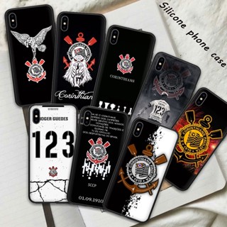 Caixa Protetora De Silicone Macia Para Samsung Galaxy A10 A10S A20 A30 A20S A21 M10S Logotipo Corinthians B9S