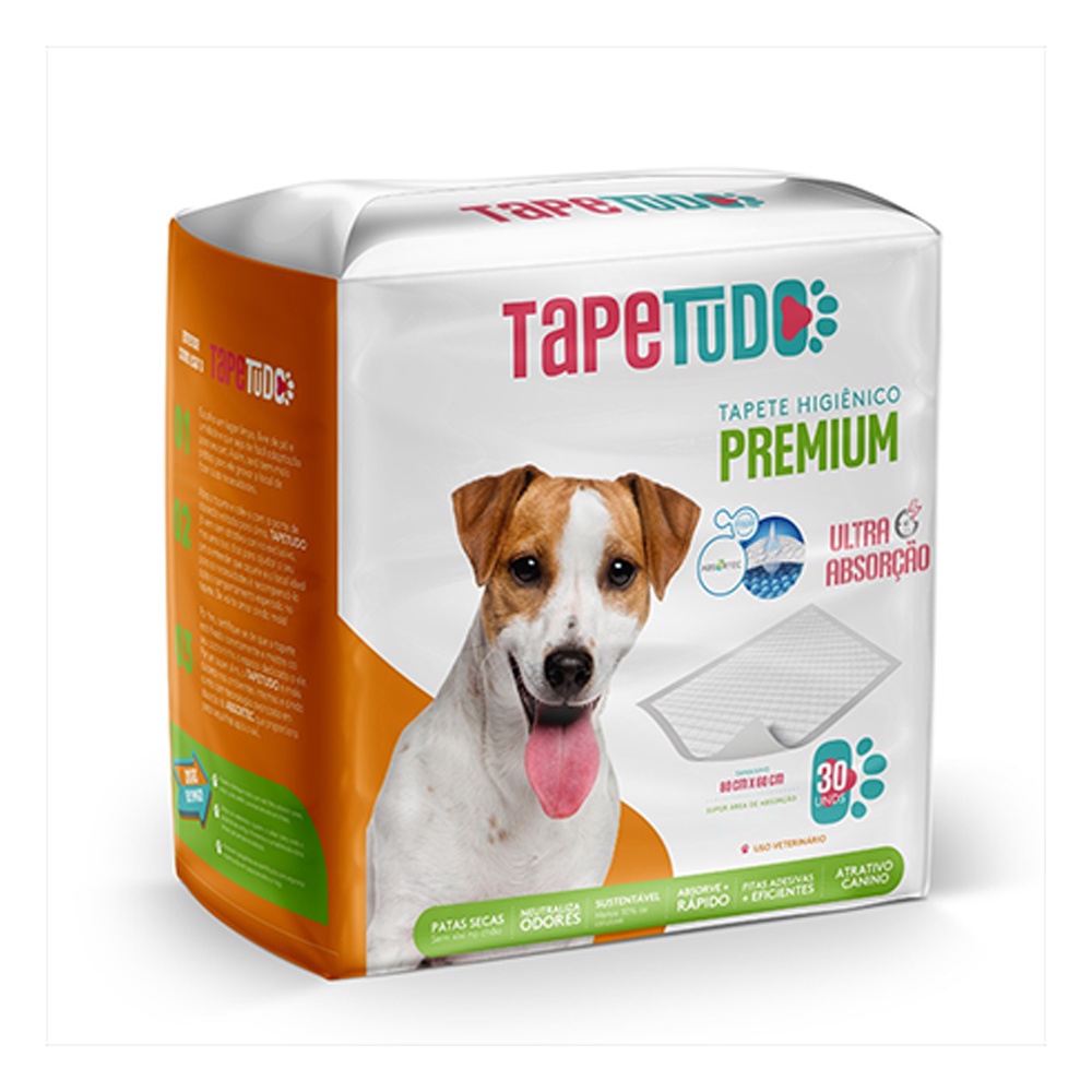 Tapete Higiênico Para Cães Tapetudo 80x60 30 unidades em Oferta na Shopee