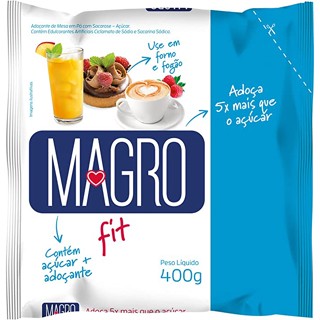 Açúcar Light Magro 400g Kit Com 8und