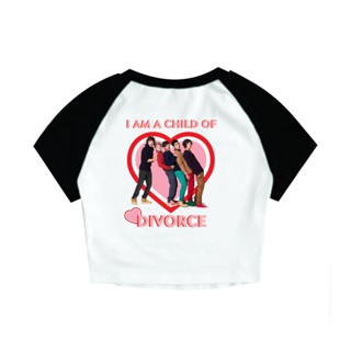 Cropped Raglan Feminino Tumblr blogueira i am a child of divorce ONE DIRECTION feminina curta