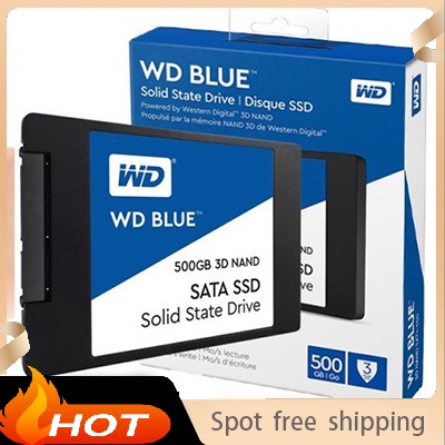 Azul SSD 500 GB 1TB Unidade Interna de Estado Sólido 2,5 Polegadas para Computador Desktop, SATA 3 3D NAND Internal PC 560 MB/s