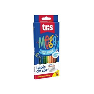 Lápis De Cor Mega Solf Colors 12 Cores Tris