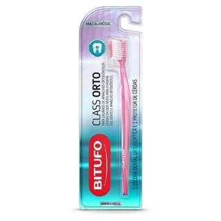 Escova Dental Bitufo Class Orto Macia e Média