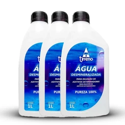 Água Desmineralizada Radiador Tirreno Pureza 100% - 3 Litros