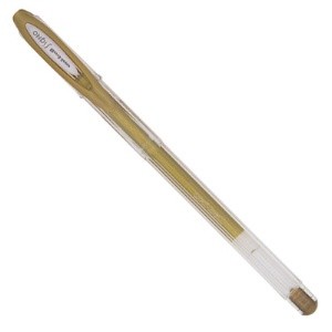 Caneta gel metálica signo 0.7mm UM-120NM Ouro Uni-Ball
