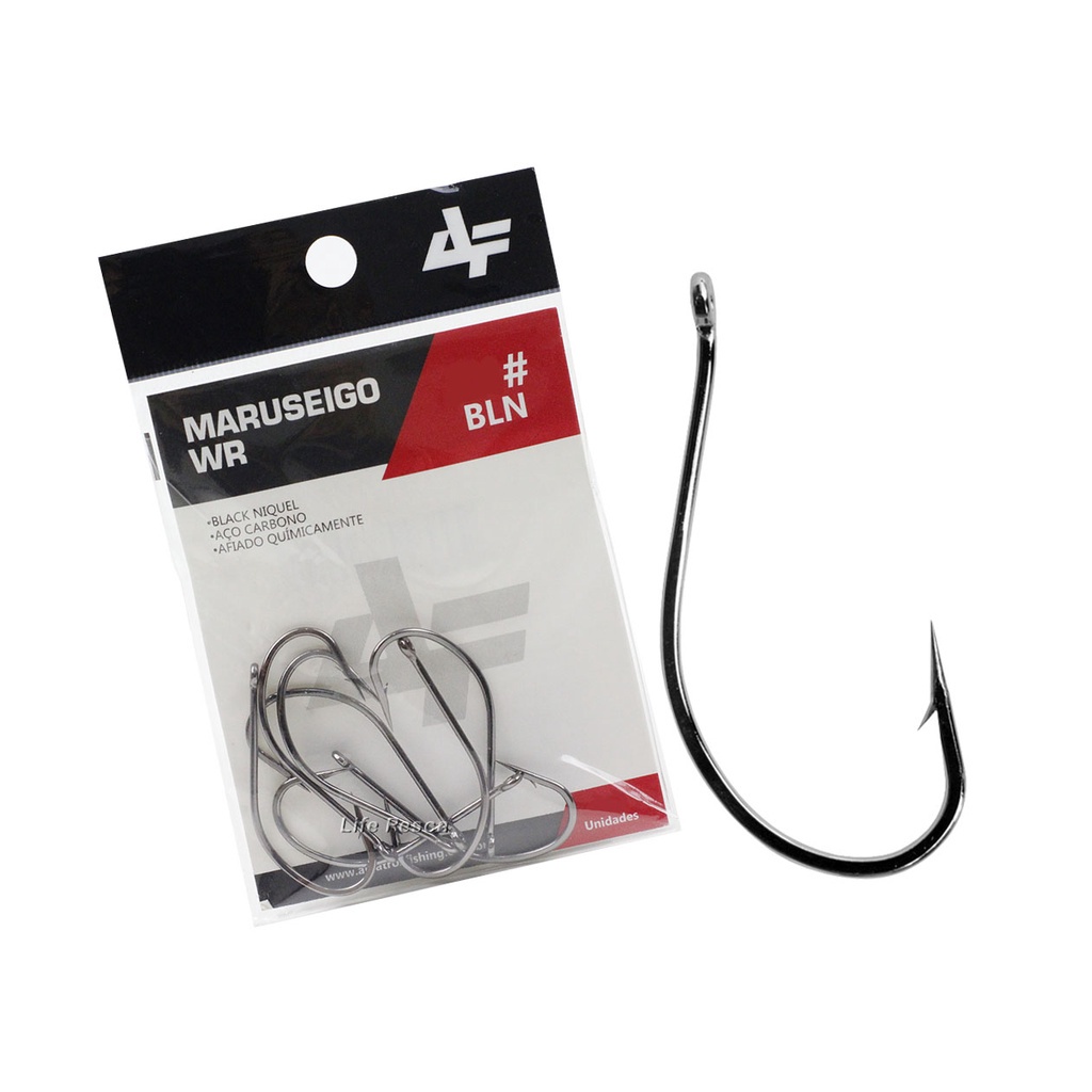 Anzol Maruseigo Black WR nº 20 - Cartela c/ 19 peças - Albatroz em Oferta na Shopee