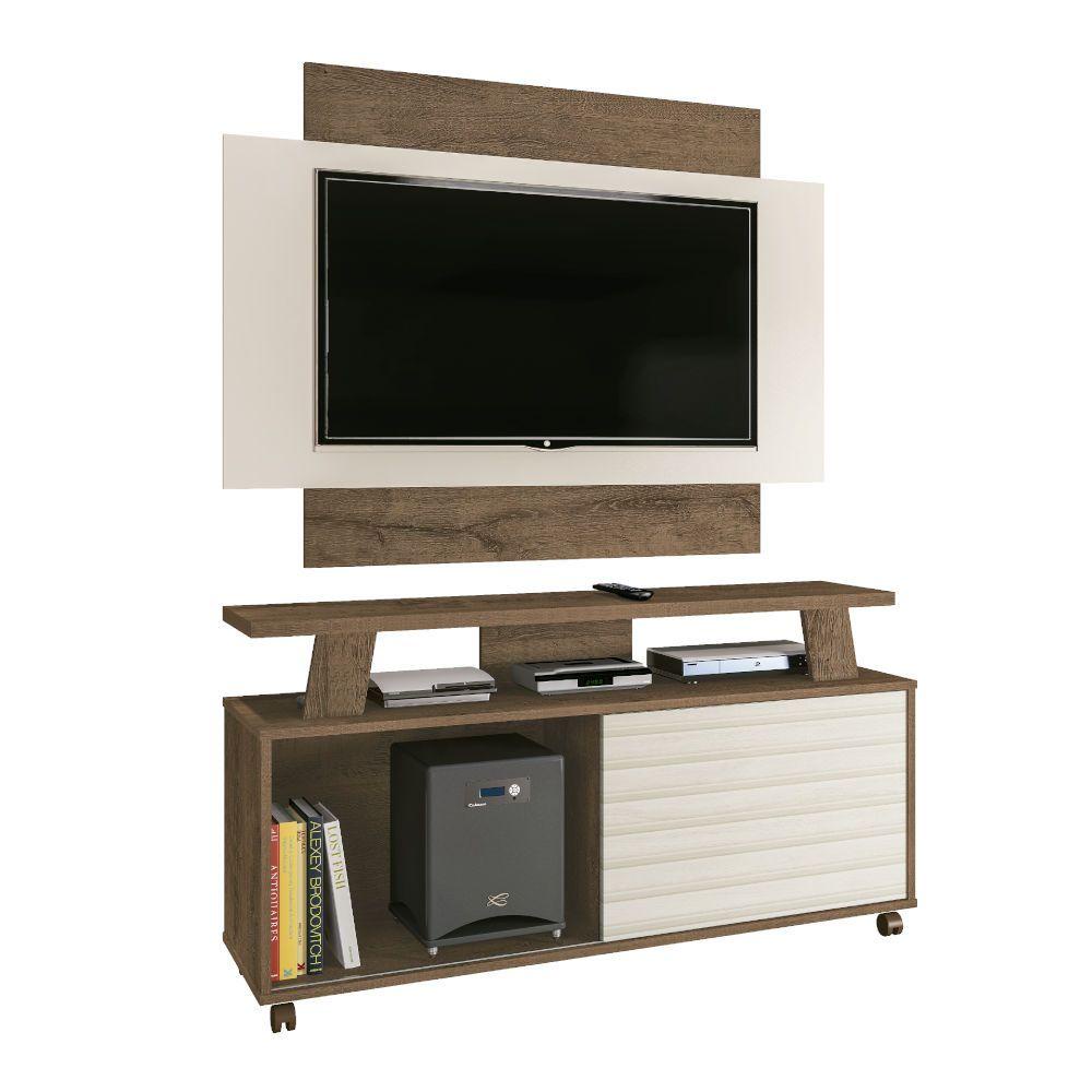 Rack com Painel Rivera Barcellona 143x119x34cm em Oferta na Shopee