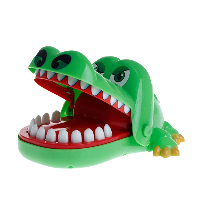 Jogo Croc Croc Crocodilo Morde Dedo Jancaré Dentista Brinquedo Desafio