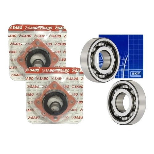 Kit Rolamento Traseiro (2 Rodas) Skf-fusca,brasilia,variant