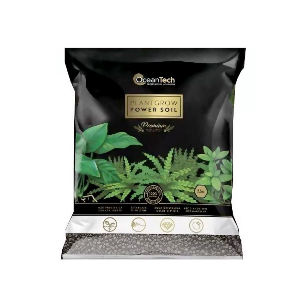 Substrato Fertil Plant Grow Power Soil 2,5kg Ocean Tech