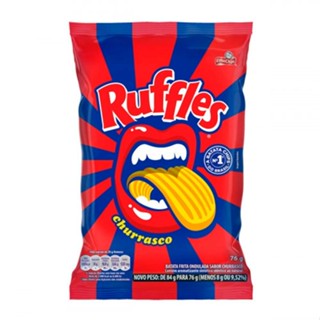 Batata Frita Ondulada Churrasco Elma Chips Ruffles 76g