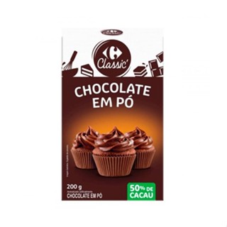 Chocolate em Pó 50 Cacau Carrefour Classic 200 g