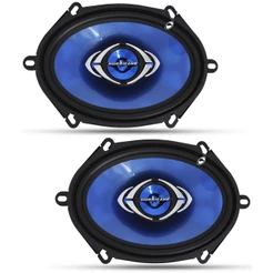 Kit Alto Falante Hurricane Quadriaxial CM57 5x7" Polegadas 130W RMS (Par)