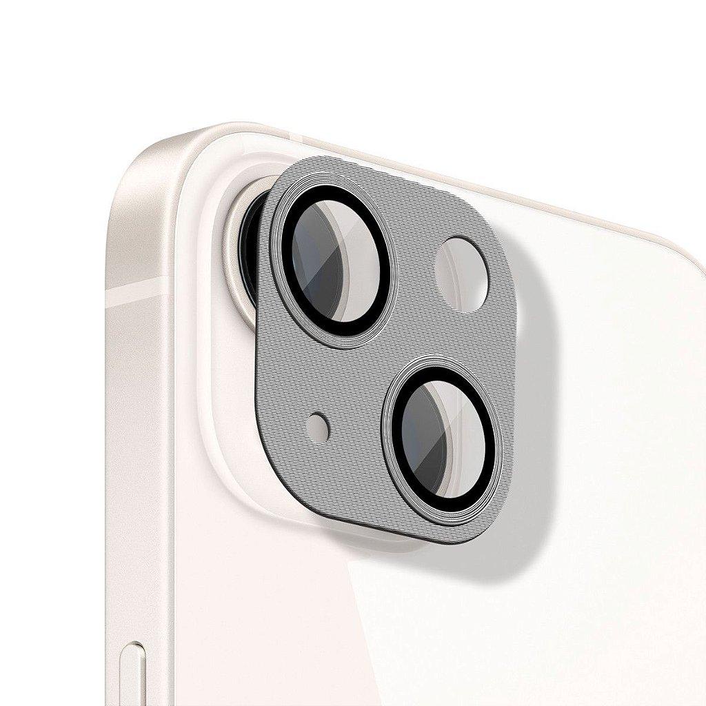 Protetor de lente de câmera de alumínio para iPhone 14 - Prata - Gshield