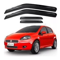 Defletor Calha de Chuva Punto 2008 a 2017 4 Portas Ecoflex