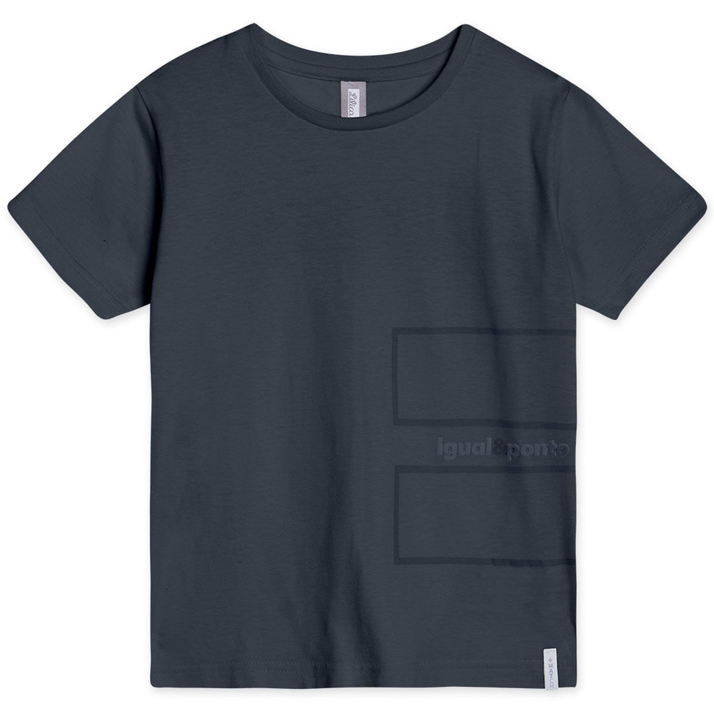 Camiseta Infantil Unissex Manga Curta Match em Oferta na Shopee