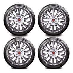 Jogo 4 Calotas Fiat Linea Aro 13