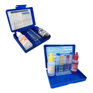 Estojo de teste de Alcalinidade + Teste de Cloro e Ph em Oferta na Shopee