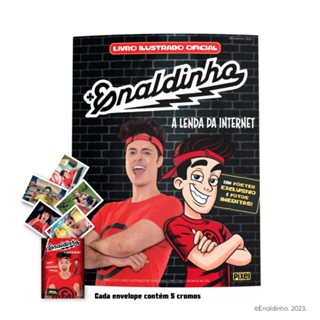 KIT ALBUM DO ENALDINHO + 50 FIGURINHAS - PIXEL