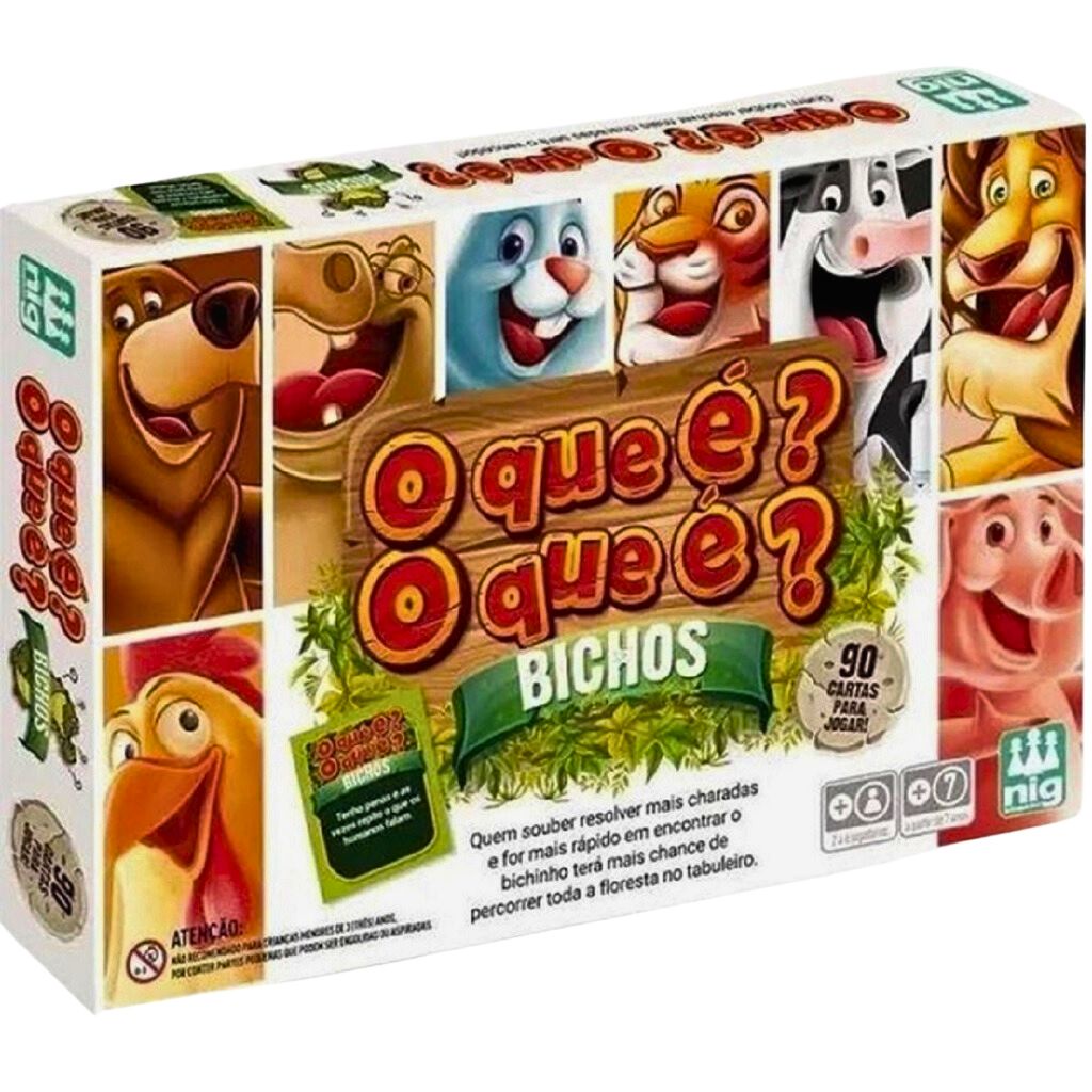 Jogo O Que É O Que É Bicho 1135 - Nig em Oferta na Shopee