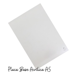 Placa Base Acrílica A5 Máquina Cilindro Scrapbook 22 x 15cm em Oferta na Shopee
