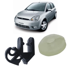 Kit Grampo Vareta Haste Capô Fiesta 03 04 05 06 07 08 09 10
