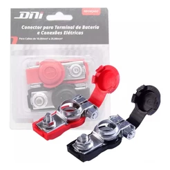 Terminal Bateria Automotiva com Isolador Conexões Elétricas