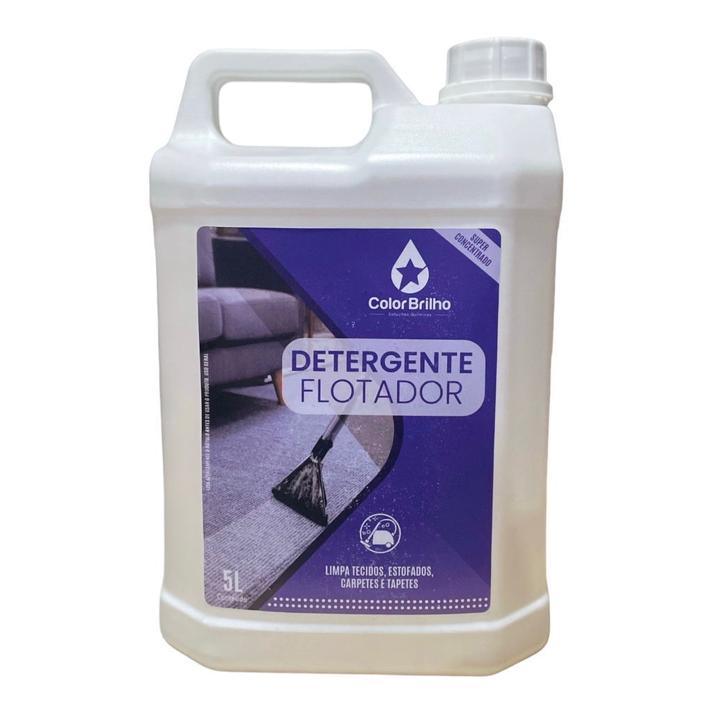 Detergente Flotador Color Brilho 5l Limpeza de Estofados