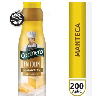 Desmoldante Spray, Unta Forma, Cocineiro 200 gr. Rende 200 Aplicações