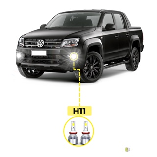 Kit Ultra LED Volkswagen Amarok V6 20000 Lúmens 6500K Milha em Oferta na Shopee