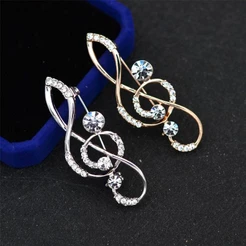 Novo Broche De Estilo Brochura Diamante Simples Atmosférico Acessórios De Lenço De Cabeça De Pino