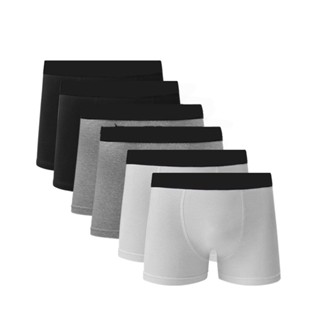 KIT 10 Cuecas Boxer Algodão Cotton Sortido 1 Com Poliester C5