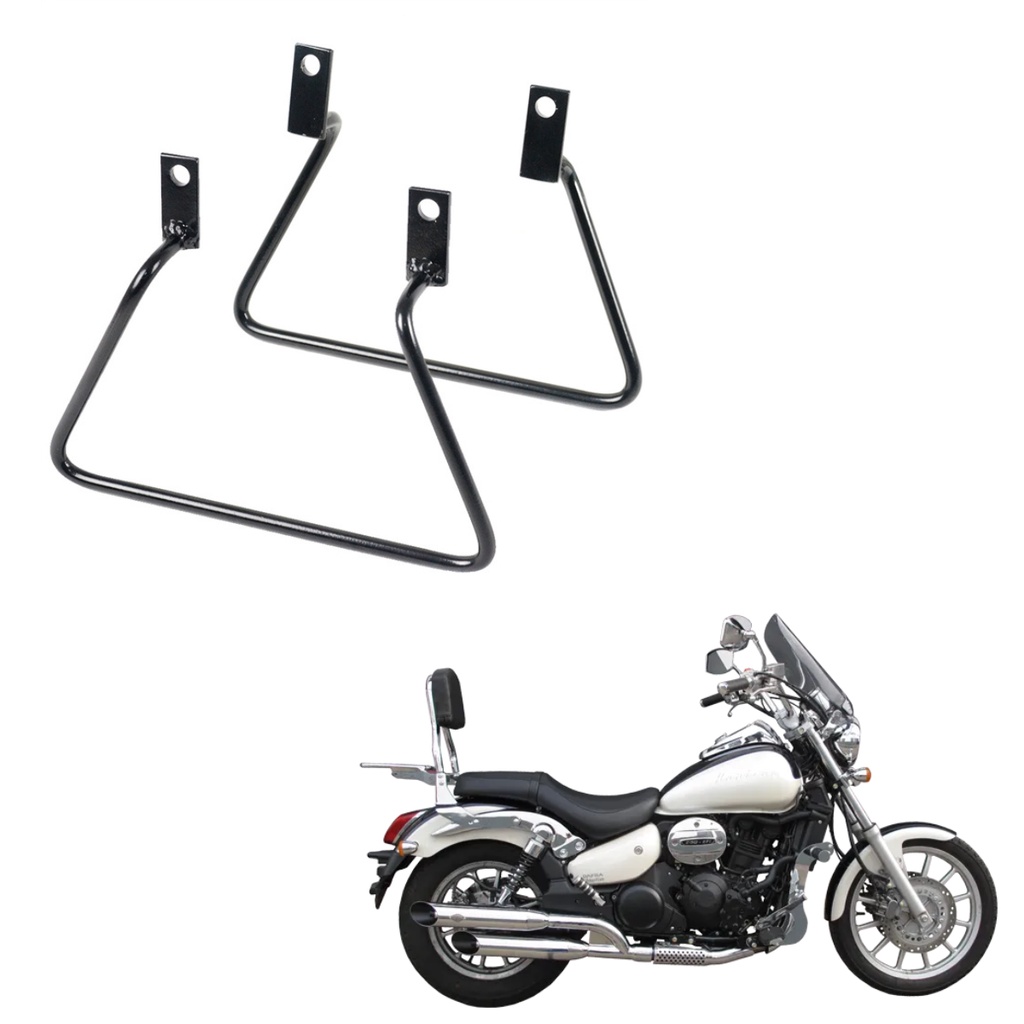 Afastador Suporte Separador para Moto Bolsa Mala Alforge Lateral Dafra Horizon 250 2013 2014 2015 2016