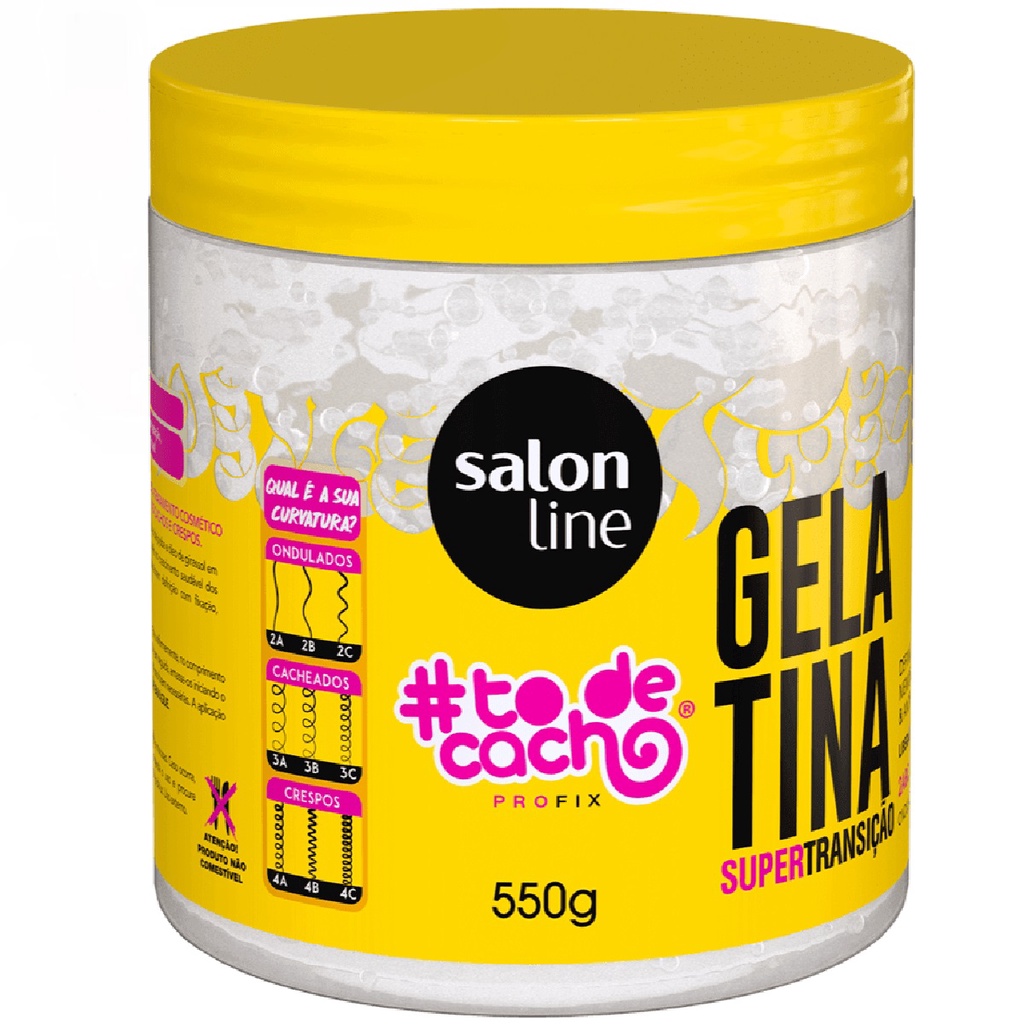 Gelatina Salon Line Transição Capilar #todecacho 550g