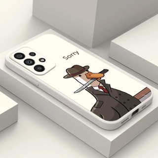 Estojo Para Samsung Galaxy S20 S21 FE plus + Ultra 5G Capa Traseira Do Telefone Silicone Macio Bonito sad De Pato