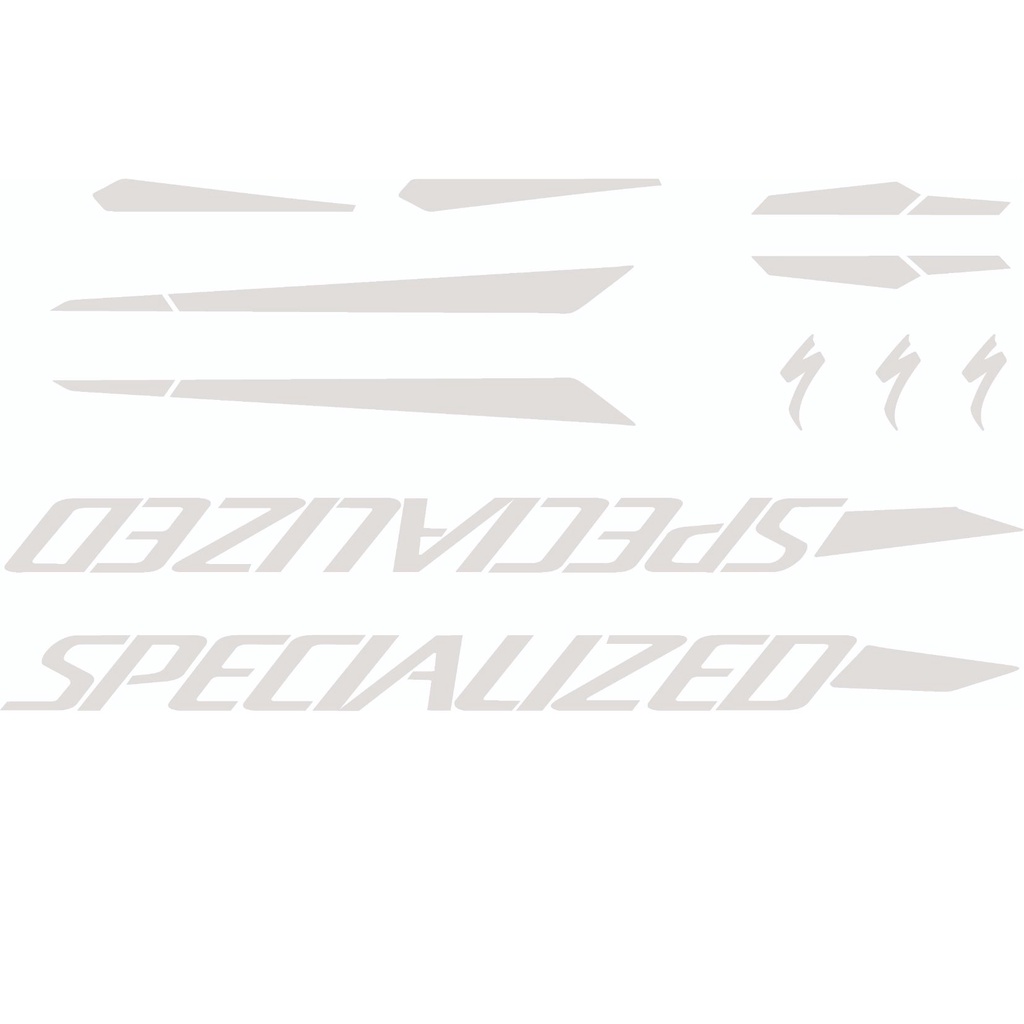 Adesivo kit Specialized Branco Bicicleta Mountain Bike