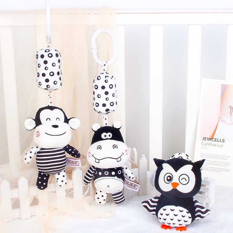 Exercício visual Infantil/Estilo animal Preto E Branco/Brinquedos Para Bebês De 0-1 Ano De Educação