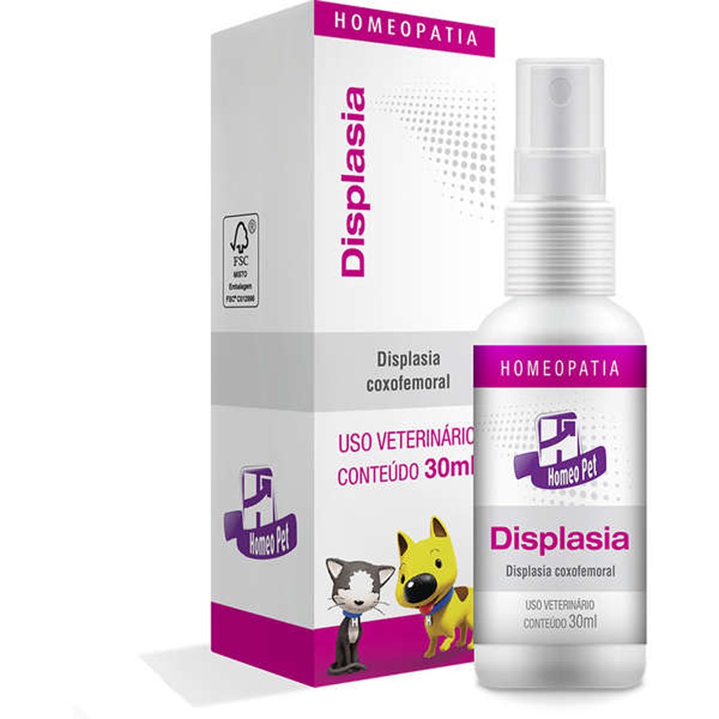Displasia Homeopatia Homeo Pet Real H - 30 mL em Oferta na Shopee
